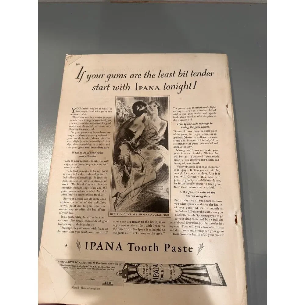 Vintage June 1928 Good Housekeeping Magazine Cover Ads Kodak Fostoria Craft Lot